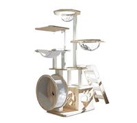HXFFXHF Cat Trees Cat Climbing Frame Cat Tree Cat Stretches A Large Cat Shelf Cat Tower Jump Platform Space Capsule Cat Climbing Frame