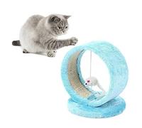 HXFFXHF Cat Trees Cute Cat Scratcher Tree Pet Play Toy Mouse Furniture Scratching Post Climbing Frame Cat Furniture Pet Product Jumping Toy, Posts Pet Play House (Color : Pink) (Color : Blue)