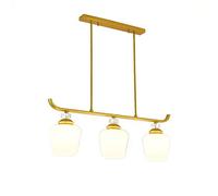 HXFFXHF Chandelier Creative Bar Table Dining Chandelier,Garden Dining Room Glass Lighting Lamps,American Three-Head Dining Room Light-A 3Lights Face Down (B 3lights Upward)