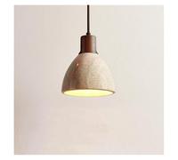 HXFFXHF Chinese Bedroom Bedside LED Hanging Lamp Nordic Restaurant Living Room Light Designer Creative Chandelier(A-Walnut color)