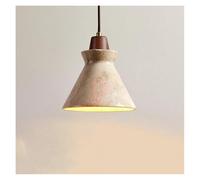 HXFFXHF Chinese Bedroom Bedside LED Hanging Lamp Nordic Restaurant Living Room Light Designer Creative Chandelier(A-Walnut color)