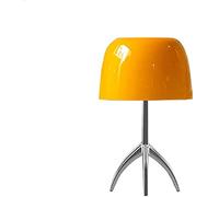 HXFFXHF Chrome Metal Table Lamp Glass Lampshade Bedroom Bedside Table Lamp Home Living Room Lighting Decoration (Color : F)