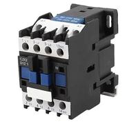HXFFXHF CJX2-1210 380V Coil 3 Poles 3P 35mm DIN Rail Mounting NO Din Rail AC Contactor 1Pcs