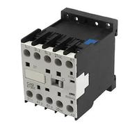 HXFFXHF CJX2-K1201 110 Volts Coil 35mm DIN Rail 12A Three Pole 3P 1NC AC Contactor 1Pcs