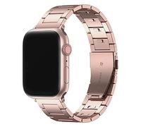 HXFFXHF Compatible with Band 49454442mm 414038mm Upgraded No Tools Needed Stainless Steel Link Bracelet, Quick Release Adjustable Business Solid Metal Watch Strap for iWatch Band