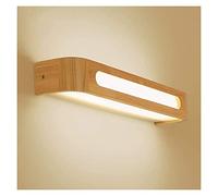 HXFFXHF Creative Indoor Wall Lamp Solid Wood Mirror Front Light Led Bathroom Lighting Wall Lamp Spotlight Mirror Cabinet Makeup Dresser Bracket Light Interesting