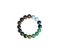 HXFFXHF Crystal Beaded Feng Shui Bracelets for Women Men, Five Elements Natural Stones Lucky Bracelets for Meditation, Protection Stretch Bracelet Attract Wealth and Good Luck Jewelry Gifts