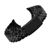 HXFFXHF Curved End Metal Stainless Steel Strap Compatible With Luxury Bracelet Watch Band Accessories Men 18mm 19mm 20mm 21mm 22mm