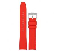 HXFFXHF Curved End Rubber Strap 18/19/20/21/22mm Universal Silicone Watch Band Soft Sport Waterproof Replace Bracelet Belt for Men Women