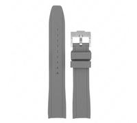 HXFFXHF Curved End Rubber Strap 18/19/20/21/22mm Universal Silicone Watch Band Soft Sport Waterproof Replace Bracelet Belt for Men Women