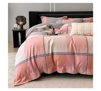 HXFFXHF Duvet Cover Set Cotton Queen Size Duvet Cover 4 Piece Set, Black and White Patchwork Pattern Bedding Set, Super Soft Duvet Cover Set for All Seasons (Color : 4, Size : Queen 4pcs)