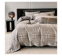 HXFFXHF Duvet Cover Set Cotton Queen Size Duvet Cover 4 Piece Set, Black and White Patchwork Pattern Bedding Set, Super Soft Duvet Cover Set for All Seasons (Color : 11, Size : Queen 4pcs)