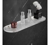 HXFFXHF Exquisite Bathroom Shelves Light Luxury All Copper Acrylic Bathroom Mirror Front Rack, Wall-mounted Cosmetic Storage Rack, Bathroom Organizer (Color : 40cm)