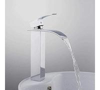 HXFFXHF Faucet Basin Faucet High Foot Basin Faucet Waterfall Outlet Bathroom Faucet Top Bathroom Water Deck-Mounted Faucet,Faucets for Bathroom Sinks