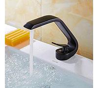 HXFFXHF Faucets,Copper Washbasin Faucet Single Handle Single Hole Hot and Cold High-End Faucet Washbasin Basin Faucet