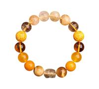 HXFFXHF Fengshui Pi Xiu Crystal Beaded Bracelets for Women Men, Natural Stones Stretch Bracelet Attract Wealth and Good Luck, White Crystal Bracelet Meditation Balance Emotions Relieve Stress