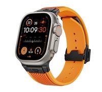 HXFFXHF For Band Ultra 2 49mm 46mm 45mm 44mm Rubber Strap Series 10 9 8 7 6 5 4 3 2 1 SE With Metal Connector