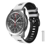 HXFFXHF For Gear S3 Frontier/Classic Band Galaxy Watch 46mm, 22mm Soft Silicone Replacement Band For Gear S3 Frontier/S3 Classic/Galaxy Watch 3 45mm/Ticwatch Pro S2/E2