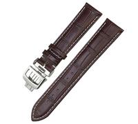 HXFFXHF Genuine Leather 19mm 20mm 21mm 22mm Watchband For Jaeger LeCoultre Master Moonphase Black Blue Brown Green Cowhide Watch Strap