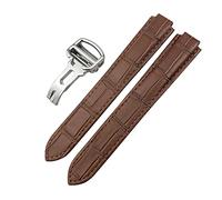 HXFFXHF Genuine Leather Watchband 14mm 16mm 18mm 20mm 22mm for Ballon Bleu De Convex Type Colorful Calfskin Watch Strap (Color : Red, Size : 16mm)