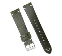 HXFFXHF Genuine Retro Leather Watch Strap 18mm 20mm 22mm Watchband Handmade Wristband Quick Release Man Watch Accessories(D,20mm)