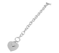 HXFFXHF Girls Accessories 1Pc Fashionable Heart Bracelet for Women Decorative Wrist Chain Ornament necklace