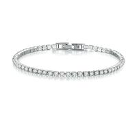 HXFFXHF Hip Hop Fashion Women's Tennis Bracelet Rose Gold Shining Bracelet Wedding Jewelry Gift