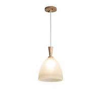 HXFFXHF Japanese Glass Pendant Light E27 1-Light Wood Ceiling Hanging Lamp Kitchen Island Dining Room Adjustable Lighting Fixture Glass Restaurant Lamp Nordic Ins Style Homestay Window Chandelier