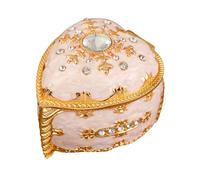 HXFFXHF jewelry for women Jewel Case Trinket Organizer Retro Rust Resistant Ring Case Antique Organizer for Bracelet Earrings Necklace Wedding, Type 3 women's jewelry
