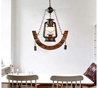 HXFFXHF Kerosene Lamp Chandelier Creative Bamboo Lamp， Restaurant/Cafe/Bamboo Chandelier，Height 85cm, Width 46cm， Power: 36-20W，Voltage: Good Material