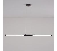 HXFFXHF Kitchen Island Pendant Light LED Linear Strip Chandelier Ceiling Lamp, Minimalist Hanging Lighting Fixtures 3 Color Mode Chandeliers for Dining Room Office Bedroom