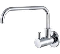 HXFFXHF Kitchen Water Filter Faucets Wall Mount Filter Water Faucet Single Lever Brass Kitchen Faucet-Chrome C(Chrome C)