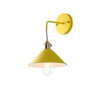 HXFFXHF lamp Modern Simple Macarons Iron Art Wall Lamps Personality Simple Background Wall Corridor Room Hote Study Bedroom Bedside Bar Cafe Wall Sconces with E26/E27 Base Wall Light(Style2) lamp