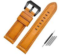 HXFFXHF Leather Watch Band For Men, Suitable For Panerai Seiko Citizen Jeep Italian Leather Watch Chain 22mm 24mm 26mm WatchBands