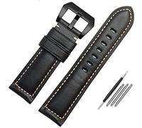 HXFFXHF Leather Watch Band For Men, Suitable For Panerai Seiko Citizen Jeep Italian Leather Watch Chain 22mm 24mm 26mm WatchBands