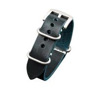 HXFFXHF Leather Watchband, 20 22 24MM Black Blue Brown Vintage Calfskin Strap, Style Men's Bracelet