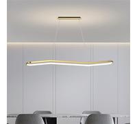 HXFFXHF LED Chandelier Linear Surround Pendant Light Minimalist LED Hanging Lamp 3000-6500K Fixture Illumination Dimmable Indoor Lighting Suitable for Restaurant Pavilion Clubhouse