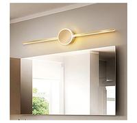 HXFFXHF Led Mirror Front Light Simple Bathroom Moisture-Proof Water Proof Mirror Light Athroom Mirror Headlight Dressing Table Long Strip Wall Lamp(81CM, Warm Light) (Warm Light 41CM) Interesting