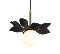 HXFFXHF Light Luxury Art Sculpture Chandelier Creative Resin Glass Pendant Light Bedside Simple Flower Chandelier Nordic Restaurant Bar Light Back Wall Ceiling Hanging Lamp Interesting LIF