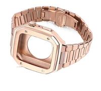 HXFFXHF Metal Armor Bracelet,For 9 8 7 Band 45mm 44mm Case Stainless Steel Strap,For iWatch Series 4/5/6/SE Watchbands