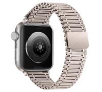 HXFFXHF Metal Strap for Ultra Band 49mm Series 10/9/8/7 41mm 45mm Steel Wristband Iwatch 6 SE 5 4 3 38mm 40mm 42mm 44mm S10 46mm 42mm Watchbands