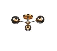 HXFFXHF Modern Art Sputnik Chandelier,Ceiling Light Molecular Ceiling Lamp with Globe Glass Shade Ceiling Lights Bar Ceiling Light Fixture Home Chandelier,Brown,6 Lights (Gray 3 Lights)