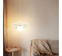 HXFFXHF Modern Simple LED Ceiling Pendant Lights Flower Acrylic Art Decoration Chandelier for Corridor Balcony Aisle Bedroom Bedside Home Indoor Lighting Hanging Lamp