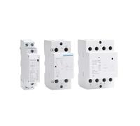 HXFFXHF NCH8-20 NCH8-25 NCH8-40 NCH8-63 Din Rail Household AC Modular Contactor For Home 2NO 2NC 1NO 1NC 4NO 1Pcs(NCH8-40A,1NO1NC)