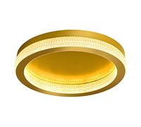 HXFFXHF Nordic Bedroom Ceiling Lamp Creative Circle Bread Lamp Modern Light Luxury Atmosphere Ceiling Light Art Personality Chandelier Bedroom LED Atmospheric Room Light Interesting Life (