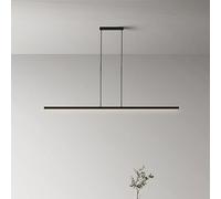 HXFFXHF Nordic Creative Pendant Lamp Luminaire Iron LED Chandelier Long LED Hanging Lamp Home Decor Dimmable Suspension Lighting Suitable for Restaurant Pavilion Clubhouse