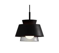 HXFFXHF Nordic Designer Modern Minimalist Creative Personality Restaurant Coffee Shop Lamps Bar Study Bedroom Bedside Black Glass Chandelier Made in China Produced in China
