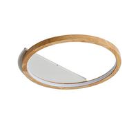 HXFFXHF Nordic Minimalist Semi Flush Mount Ceiling Lights Creative Log Study Light Led Living Room Round Ceiling Chandelier Japanese Warm Romantic Ceiling Lamp Interesting Life (33cm Neutr