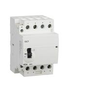 HXFFXHF OCT-63 4P 40A/63A Manual Operation AC Din Rail Modular Contactor 1Pcs(OCT-63M-63A-4NC)