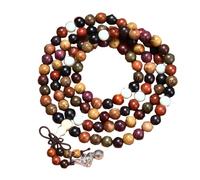 HXFFXHF Panzhu bracelet, Buddhist Rosary,Rosary Beads,Wood Prayer Colorful Beads Natural Tibetan Buddhist Meditation Prayer Beads Mala Cuff Wrap Jewelry for Yoga Meditation Buddhist
